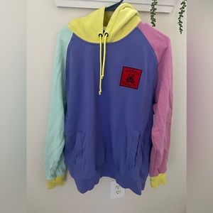 Teddy Fresh Color-block Hoodie